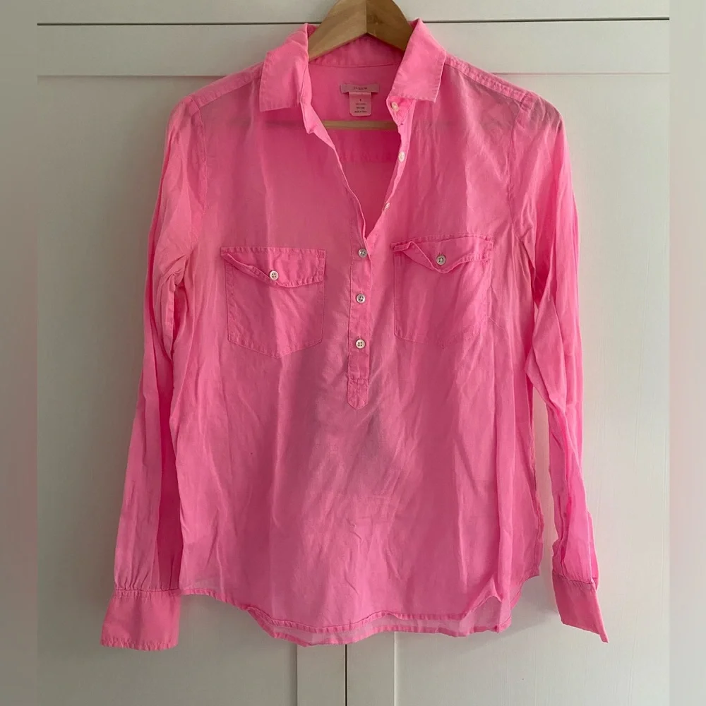 J Crew summer weight popover